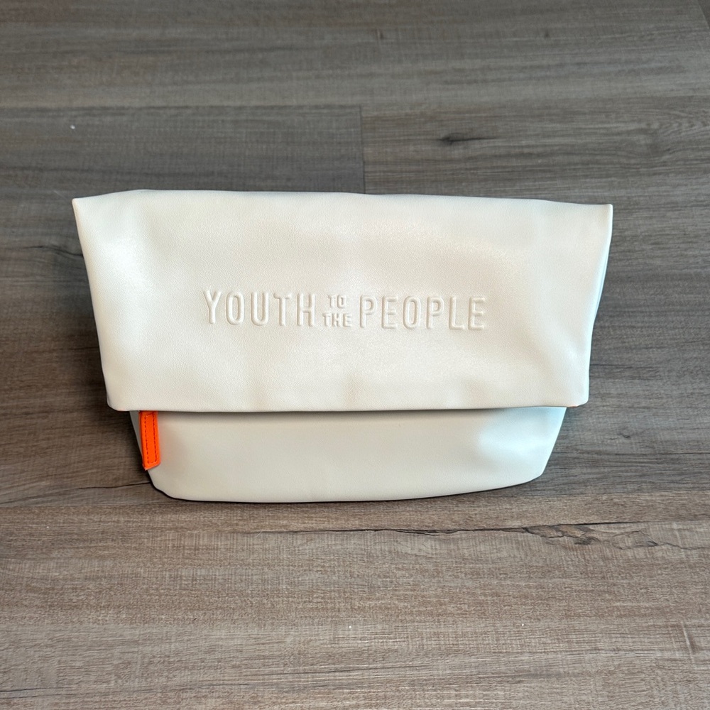 Youth to the people Cream Fold-Over Cosmetic Pouch